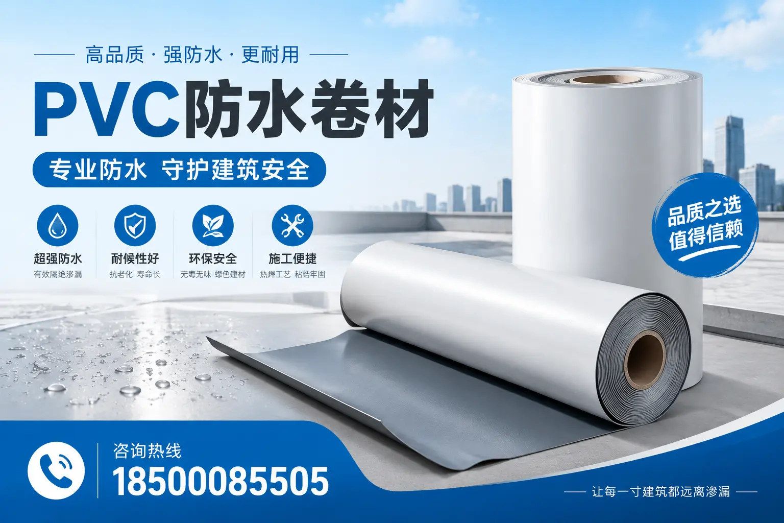 陵水地区pvc防水卷材的市场现状与发展趋势